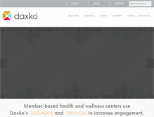 Tablet Screenshot of daxko.com